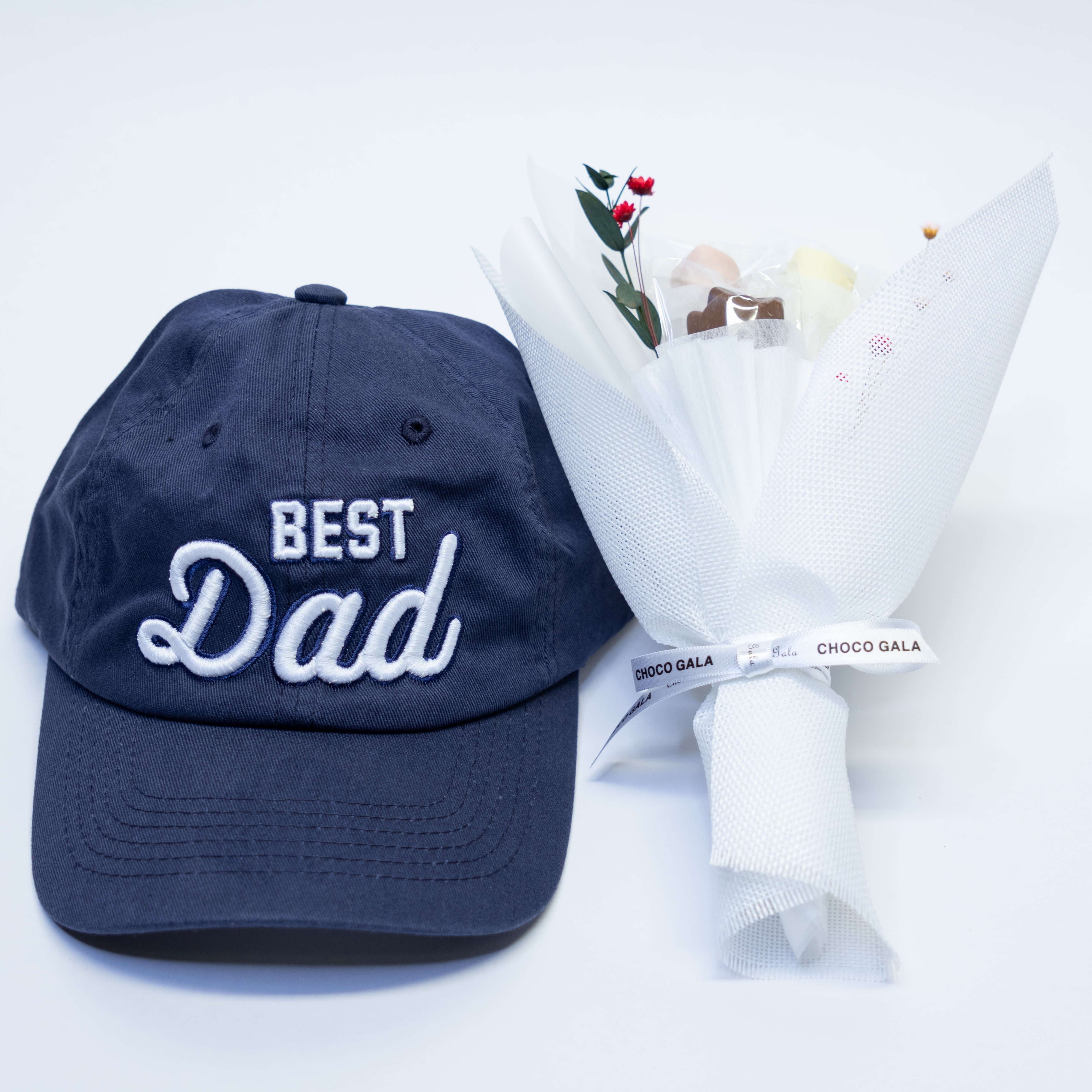 Best Dad Ever Gift Box – Father's Day Chocolate & Hat Set by Choco Gala
