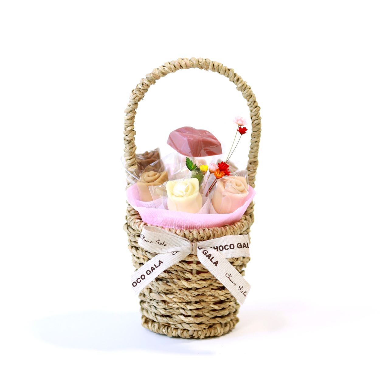 Bisou Gift Basket - Chocolate Rose Bouquet Gifts by Choco Gala