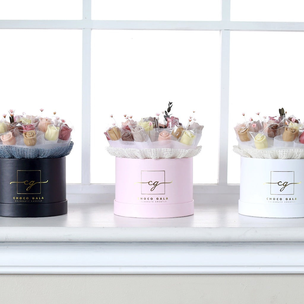 Grand Eternity Box - Chocolate Rose Bouquet Gifts By Choco gala