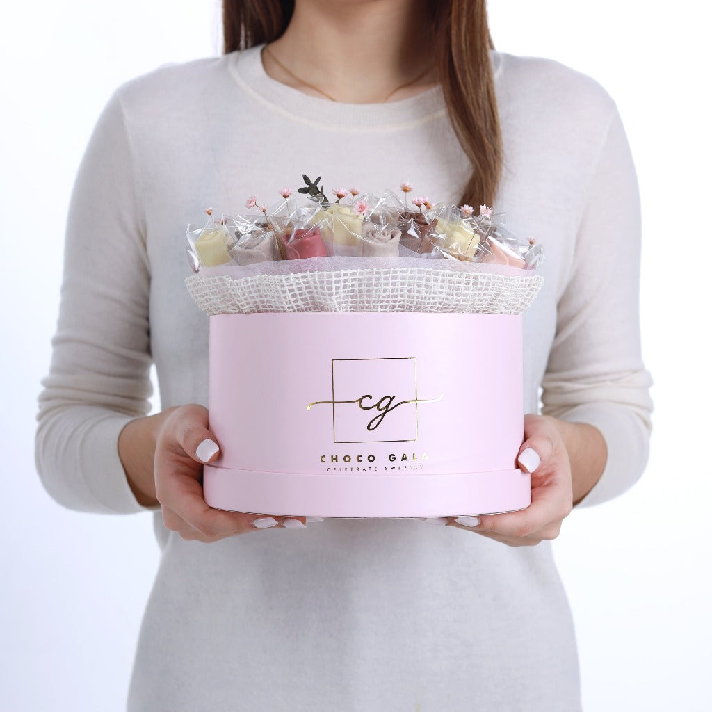 Grand Eternity Box - Chocolate Rose Bouquet Gifts By Choco gala