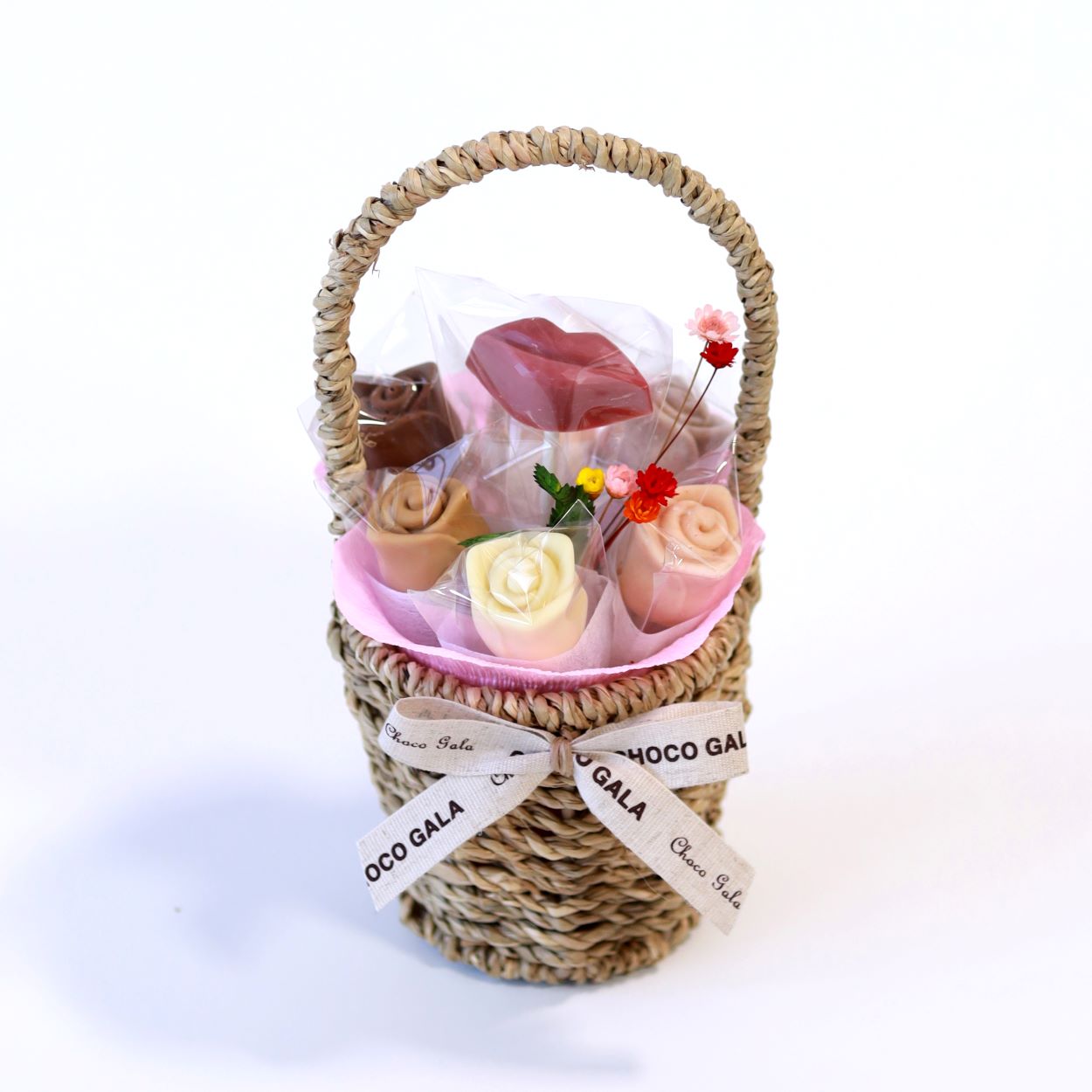 Bisou Gift Basket - Chocolate Rose Bouquet Gifts