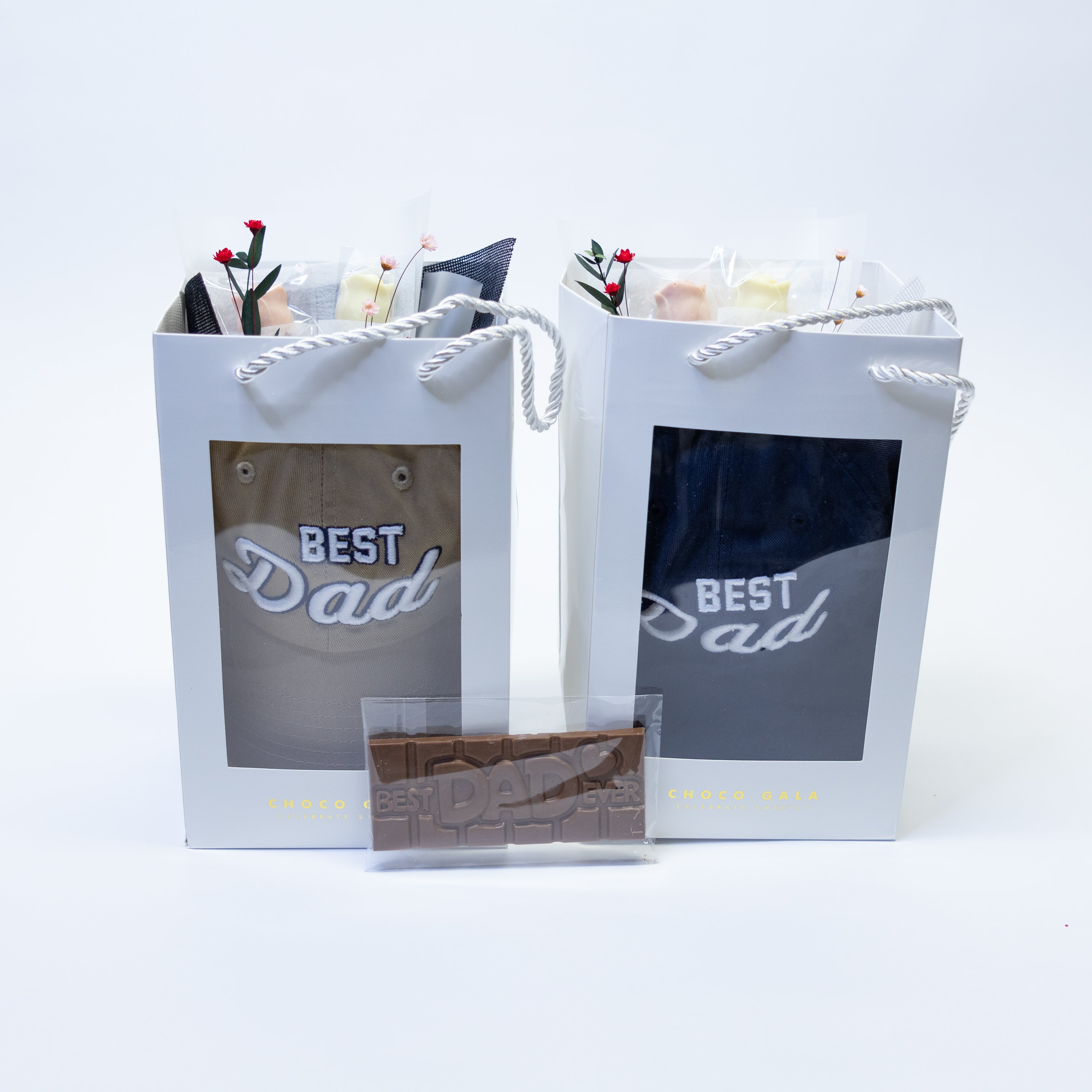 Best Dad Ever Gift Box – Father's Day Chocolate & Hat Set by Choco Gala