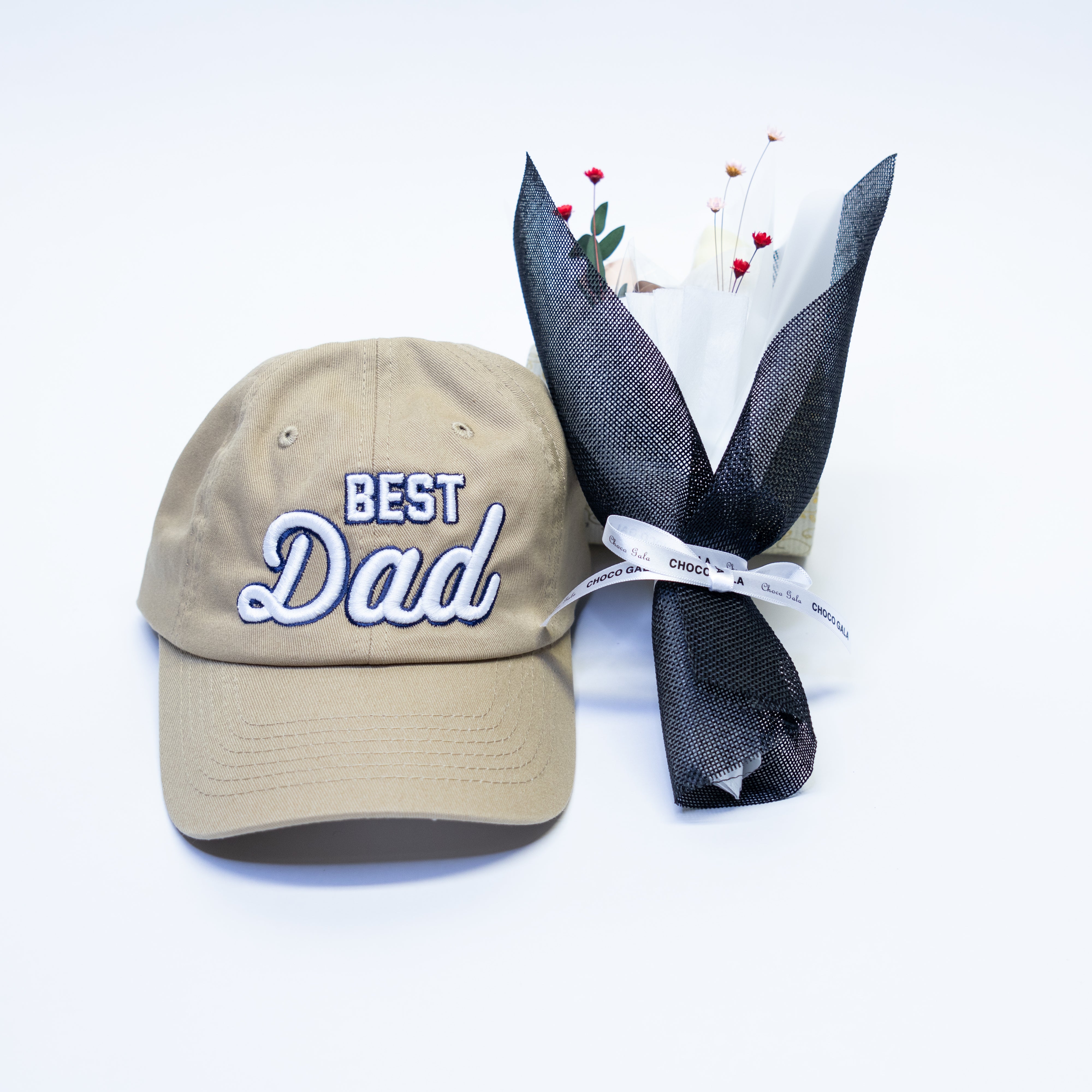 Best Dad Ever Gift Box – Father's Day Chocolate & Hat Set by Choco Gala