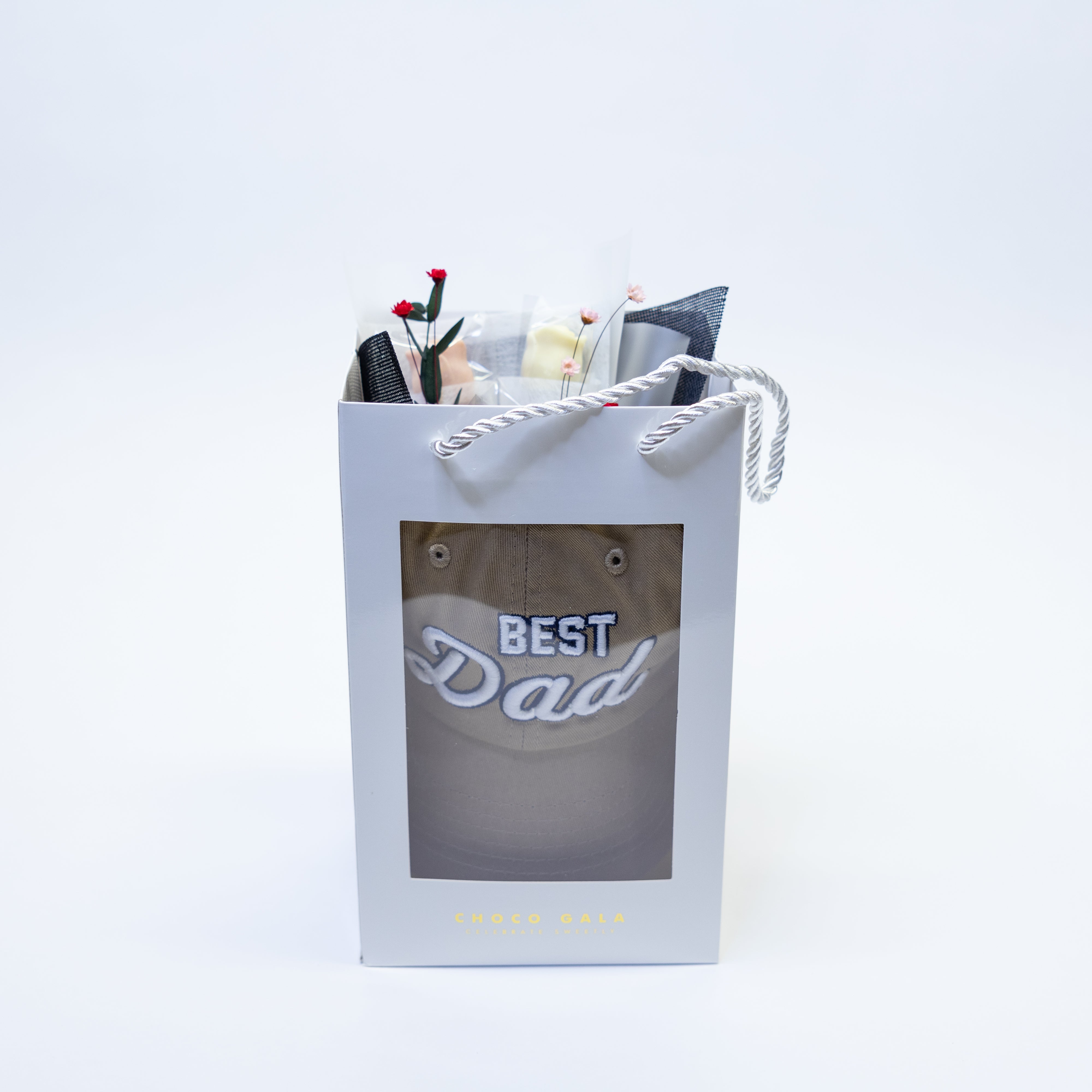 Best Dad Ever Gift Box – Father's Day Chocolate & Hat Set by Choco Gala