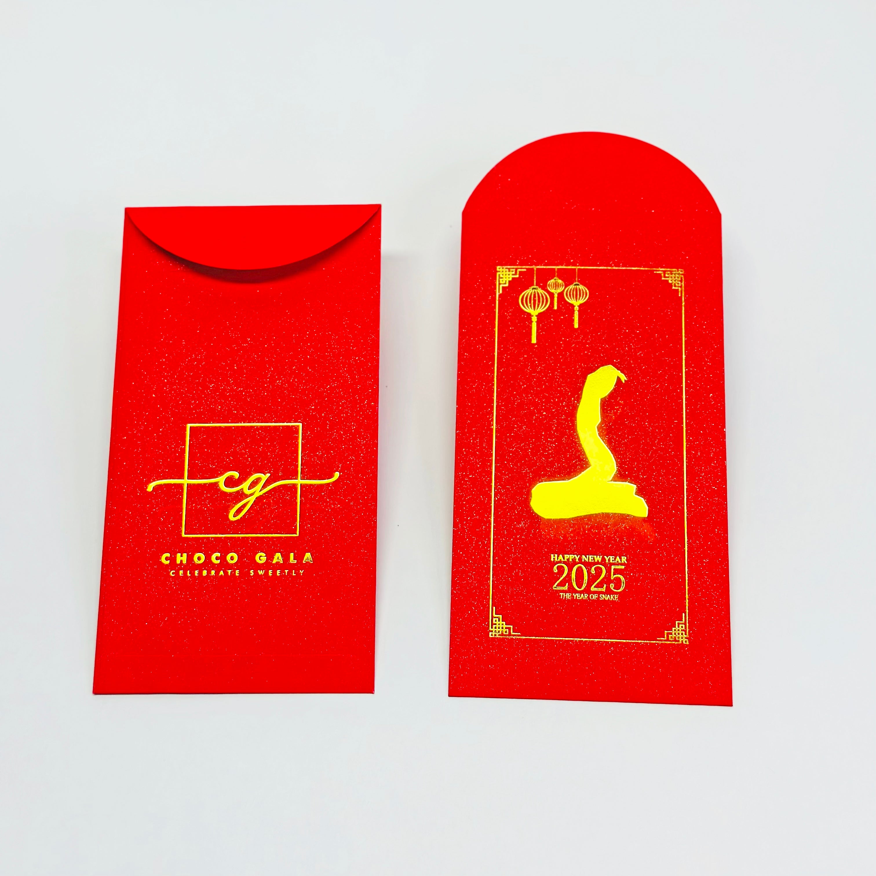 Chinese New Year of Snake Choco Gala custom red envelopes