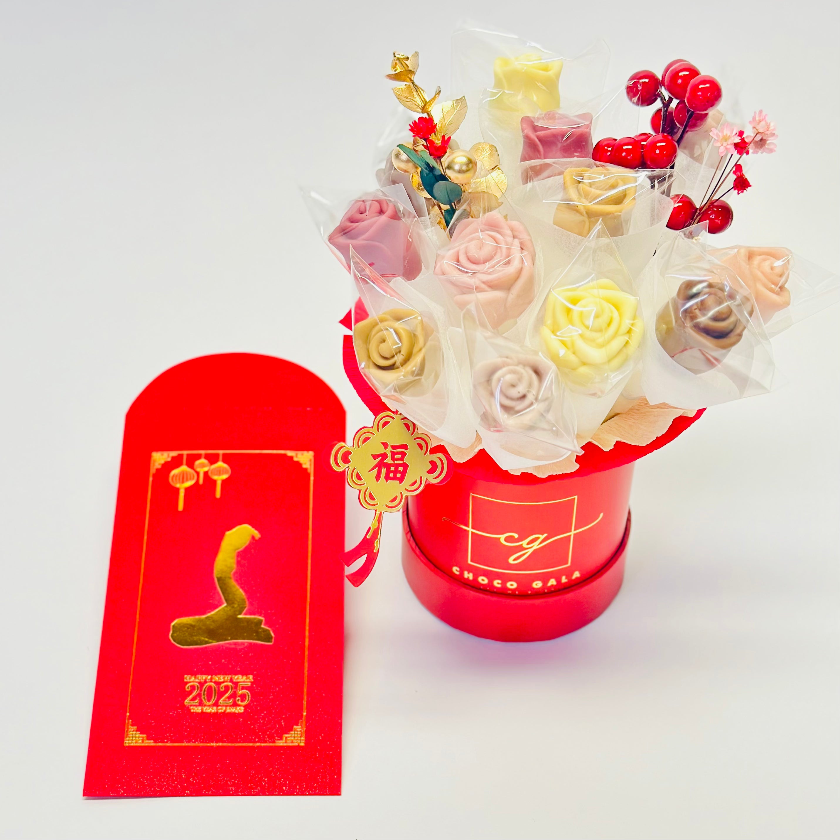 Luxury Chinese New Year of Snake Chocolate Gift Bouquet