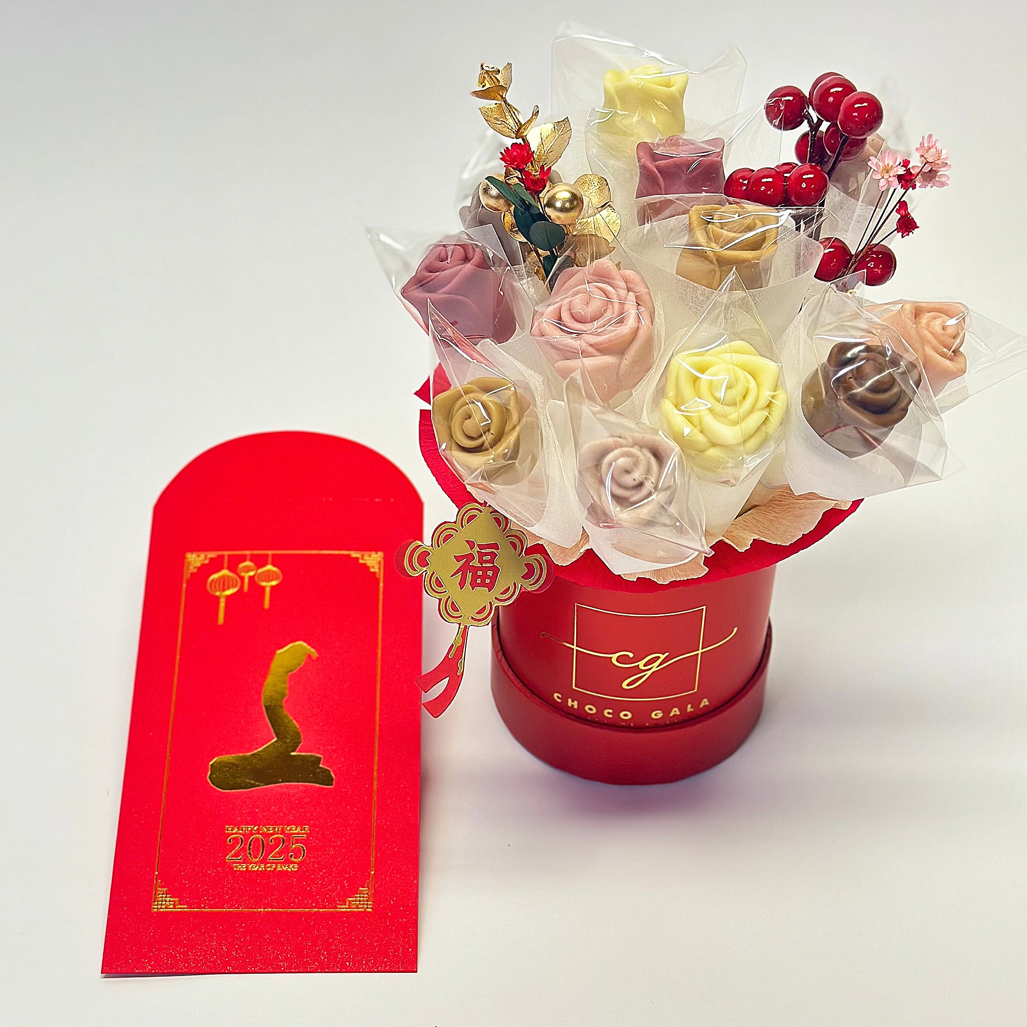 Luxury Chinese New Year of Snake Chocolate Gift Bouquet