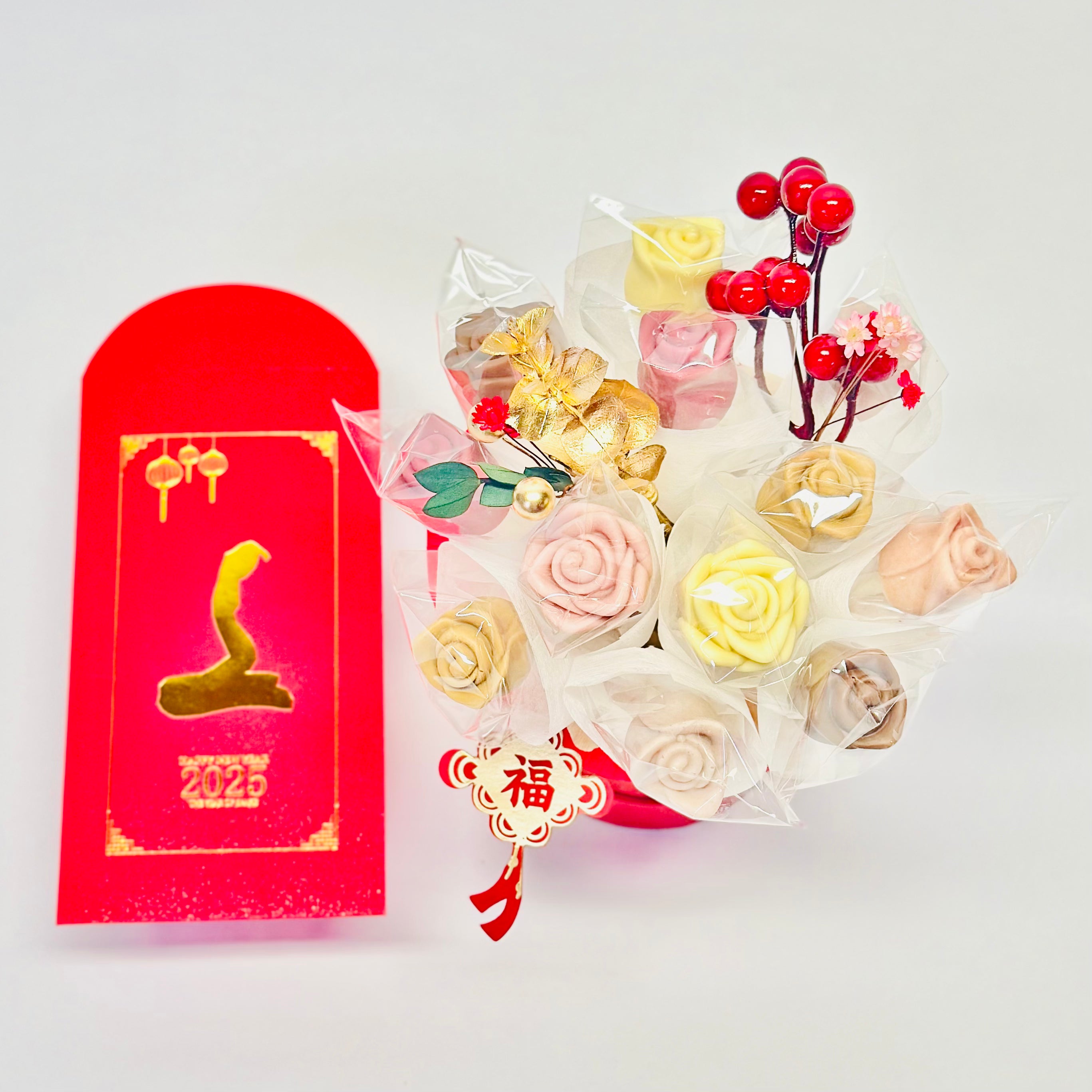 Luxury Chinese New Year of Snake Chocolate Gift Bouquet