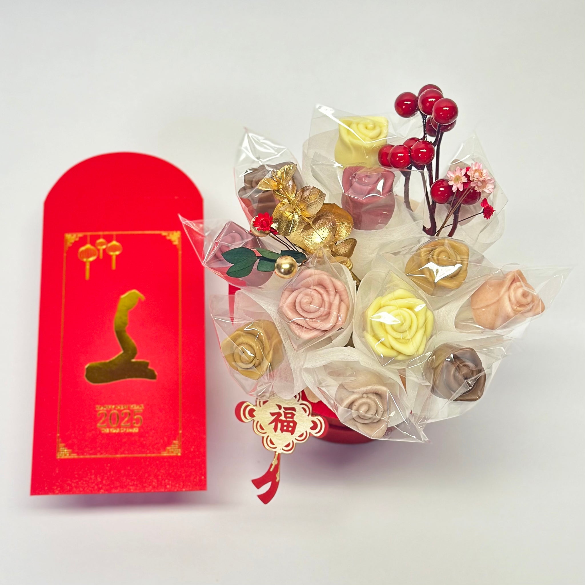 Luxury Chinese New Year of Snake Chocolate Gift Bouquet