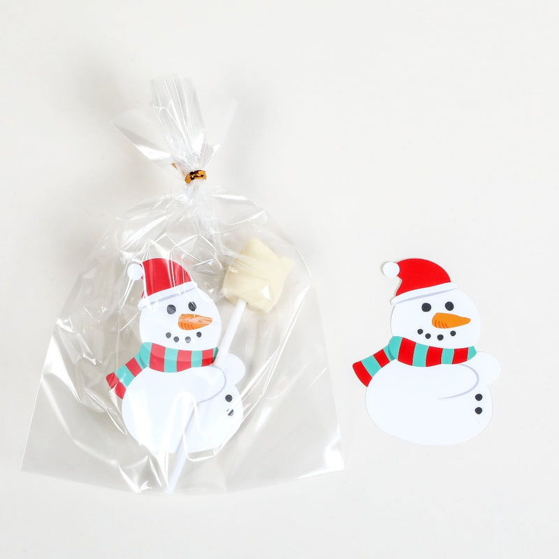 Cheerful Snowman Choco Pops (Set of 3)