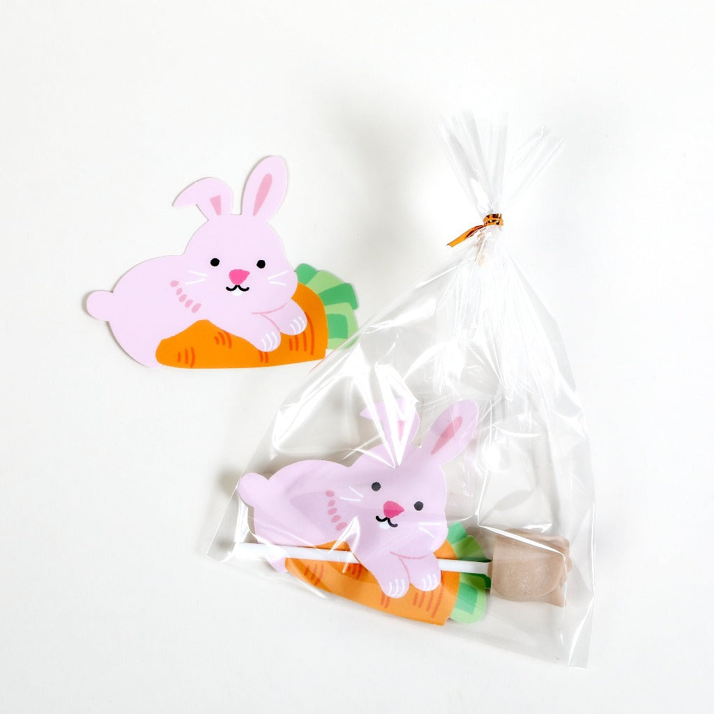 Bashful Easter Bunny Chocolate Rose Pops (Set of 3)